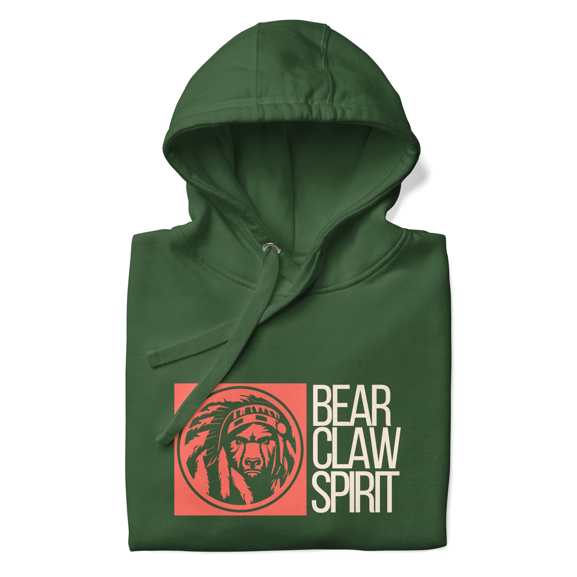 Shop Olive Green Bears Hoodie